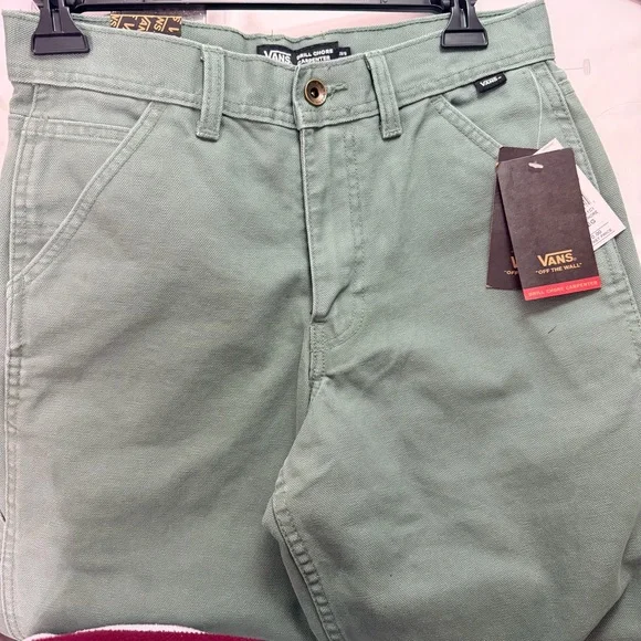 Vans Drill Chore Carpenter loose fit Olive Green pants